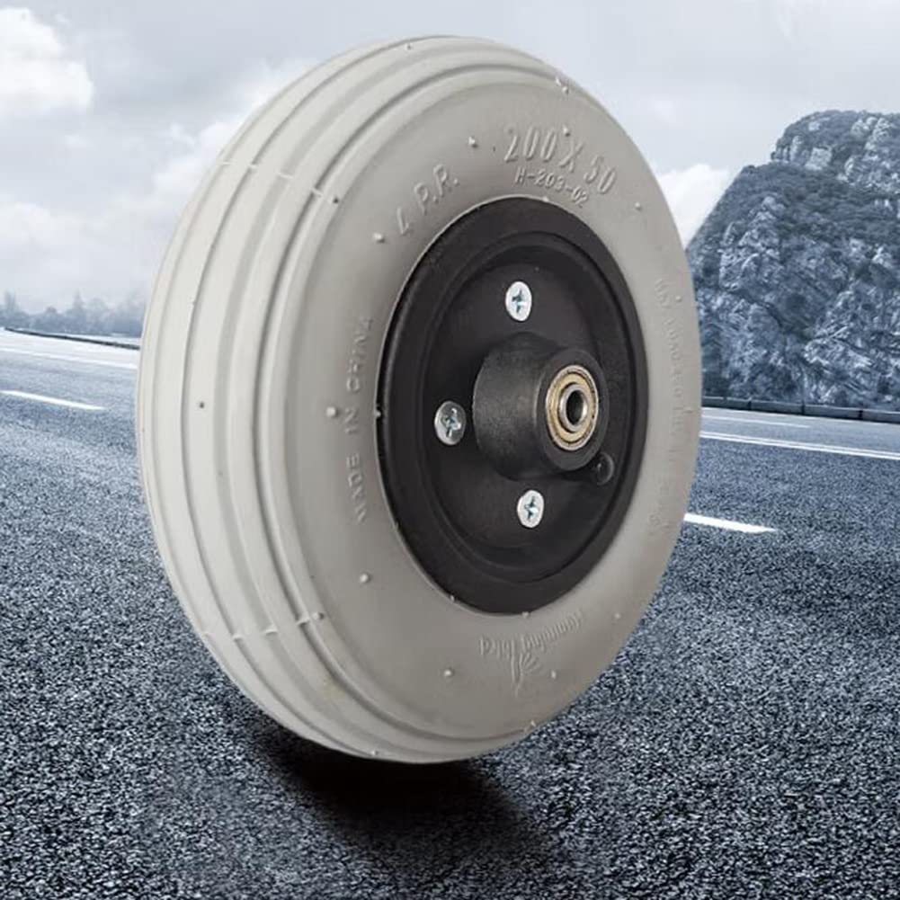 Amazon.co.jp: ANSNOW 8インチ X 2インチ (200X50) 電動車椅子フロント